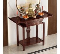 Table d'autel de Bouddha - Sanctuaire de méditation compact avec tiroir, support d'offrande du jour des morts, armoire chinoise pour petits espaces