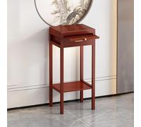 Table d'autel de méditation en bambou avec plateau coulissant pour petits espaces, 30 x 30 x 101 cm