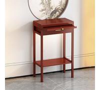 Table d'autel de méditation en bambou avec plateau coulissant pour petits espaces, 30 x 30 x 101 cm