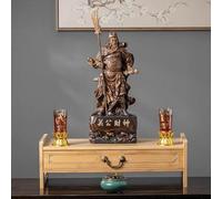 Table d'autel de méditation en bambou avec tiroir - Meuble de prière spirituelle et de divination, parfait pour exposer des pots, des plantes et des livres