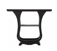 Table d'autel de méditation en bois massif contre le mur pour autel bouddhiste, style chinois, moderne, minimaliste, table de prière (taille M : 100 x 25 x 85 cm)