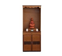 Table d'autel de méditation, niche bouddhiste, armoire verticale, Nanzhu Ménage Economique Offering Table, Guanyin Richesse Dieu Offering Table, Armoire Bouddhiste Simple Levée Cabinet Offrant Cabinet