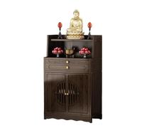 Table D'autel de Méditation Niche de bouddha, meuble chinois, Table d'offrande, maison Bodhisattva Guanyin, dieu de la richesse, présentoir, Table d'hommage Table de Thé Petite Table ( Color : A )