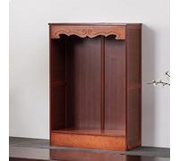 Table d'autel de méditation, sculptée Pooja pour salon, chambre à coucher, bureau - Table décorative en bois pour pratiques spirituelles de 82,5 cm