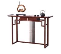 Table D'autel de Méditation Table de foyer Simple de Style chinois avec tiroirs, Table du dieu de la richesse en bois massif, qui peut être placée contre le mur Table de Thé Petite Table ( Size : M:15