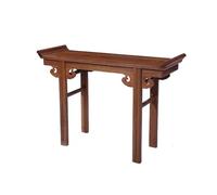 Table D'autel de Méditation Table d'entrée de Foyer en bois massif, Table de Bar de Style chinois, Table d'exposition d'ornements, pied haut, Table d'offre du dieu de la richesse Table de Thé Petite T