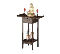 Table D'autel de Méditation Table d'offrande offrant un étui à encens maison de style chinois en bois massif niche bouddhiste table d'hommage dieu de la richesse offrant une table de bouddha Table de