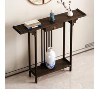 Table d'autel de Prière en Bambou, Armoire de Sanctuaire Domestique, Petite Autel Bouddhiste avec Tiroir Rangement, Autel De Table De Méditation(Brown,80 * 20 * 80cm/31 * 7 * 31in)