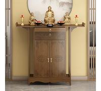 Table D'autel De Sanctuaire, Autel de table de méditation avec rangement, Armoire Sanctuaire De Bouddha, Parfaite for les prières, la divination, le culte, l'espace spirituel personnel(100*40*108cm/39