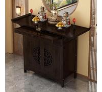 Table D'autel De Sanctuaire, Table De Puja avec Tiroir, Armoire d'autel avec Rangement, pour défunt/Bouddhiste/thé, Décoration Spirituelle Orientale pour Petit Espace(80*40*100cm/31.5*16*39.5in)
