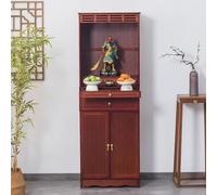 Table D'autel en Bois Massif, Armoire De Prière De Différentes Tailles, Table De Méditation avec Porte, Banc De Prière Chinois, Autel Bouddhiste for Salon(B,L50CM)
