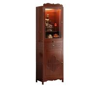 Table D'autel en Bois Massif, Armoire De Prière De Différentes Tailles, Table De Méditation avec Porte, Banc De Prière Chinois, Autel Bouddhiste for Salon(B,38CM)