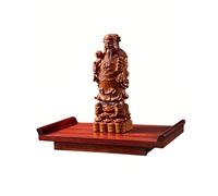 Table D'autel for Temple Domestique, Étagère De Prière Murale en Bois avec Plateau Extensible, Idéale for Les Petits Espaces Et Les Prières Quotidiennes(Red Rosewood,38cm/15.0in)