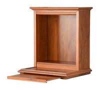 Table d'autel murale en bambou avec tiroir télescopique - Support de méditation chinois pour prières - Décoration d'intérieur - Marron - 55 x 40 x 68 cm