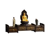 Table d'autel Niche, armoire, table, usage domestique, siège de bouddha surélevé, base de bodhisattva, plate-forme d'hommage, dieu de la richesse, dieu de la richesse, table d'encens Buddhiste Altar