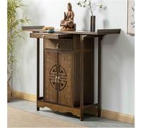 Table d'autel personnelle avec rangement, style chinois, table de méditation bouddhiste, parfaite pour les pratiques spirituelles et la décoration de la maison