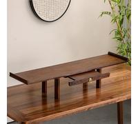 Table d'autel personnelle pour sanctuaire - Table de méditation avec rangement coulissant pour maisons, temples et salles ancestrales - Idéale pour les petits espaces
