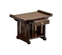 Table d'autel Petit piédestal de sanctuaire Bouddha bureau couleur noyer