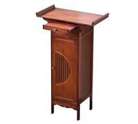 Table D'autels avec Rangement Table de Méditation pour la Spiritualité Armoire D'autels Bouddhiste avec Portes pour Salon, Entrée, Bureau, Temple(70x33x100cm)