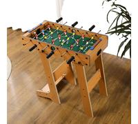 Table de baby-foot pliable, dimensions 69 x 37 x 70 cm, 2 ballons et 6 poignées inclus