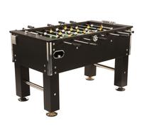 Table de baby-foot Professionnel Soccer Deluxe NOIR, 140 x 74 cm, 82 kg