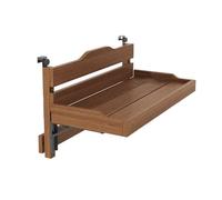 Table de balcon à suspendre pour extérieur, table de terrasse robuste avec une forte capacité de charge, idéale pour salle à manger, café et établi, parfaite pour les espaces de jardin.