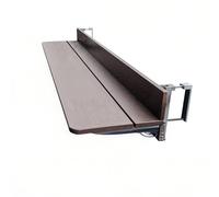 Table de balcon murale pliable réglable pour économiser de l'espace - Bureau suspendu pour terrasse - Idéal pour les petites tailles (60 x 27 cm)