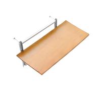 Table de balcon pliable et réglable pour économiser de l'espace pour petits espaces Barre flottante pour balustrade 60 x 35 cm