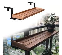 Table de balcon pliante et résistante aux intempéries pour économiser de l'espace - 150 cm - Pour une utilisation pratique et un beau design