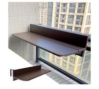 Table de Balcon Pliante, Table d'appoint extérieure réglable, Table Suspendue multifonctionnelle pour Balcon, Table de Balcon Peu encombrante (L 27 x l 80 cm/L 10,6 x l 31,5 po)