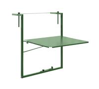 Table de Balcon réglable Soléa- 55x45 cm - Vert pâle - Made in France