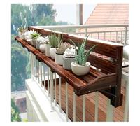 Table de Balcon Suspendue Balcony Railing Table,Outdoor Folding Hanging Table,Deck Tables for Outside,Patio,Balcony，Folding Balcony Bar Table for Railings，Adjustable Height Outdoor Desk(A-L60*W20CM)