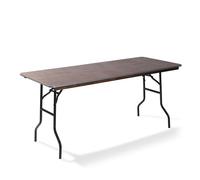 Table de banquet pliable en bois rectangulaire 183x76 cm, 21183