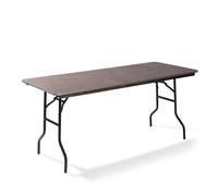 Table de Banquet Rectangulaire Pliable en Bois - L122 à 200 cm - Veba