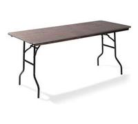 Table de Banquet Rectangulaire Pliable en Bois L122 à 200 cm Veba bois G
