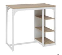 Table de bar 2 places Eat up blanc et bois - 5 five simply smart