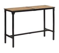 Table de bar 60x55x107 cm bois de manguier massif brut table de bar vidaXL