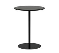 Table de bar à cocktails Tables de bistro de pub haute - Fer entièrement métallique | Table à manger de cuisine Table à café | Tables d'appoint pour patio intérieur et extérieur(Noir,60x60x104cm)