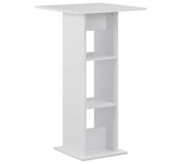 vidaXL Table de bar Blanc 60x60x110 cm