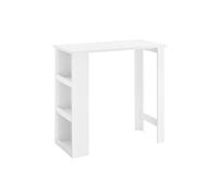 Table de Bar Blanche pour Petits Espaces aux Dimensions Compactes