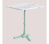 Table de Bar Carrée en Marbre Moka L'île du Paradis vert