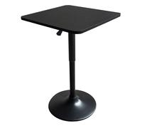 Table De Bar Carrée Noire Luke Noir