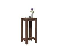 vidaXL Table de bar chêne marron 51x50x103,5 cm bois d'ingénierie