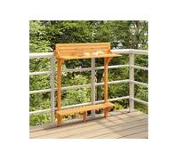 Table de bar de balcon 90x37x122,5 cm Bois d acacia massif