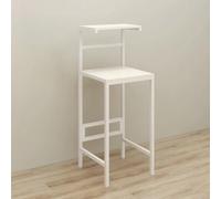 Table de bar de cuisine, micro-ondes et mini réfrigérateur, étagère en métal pour rangement d'appareils compacts, petite plate-forme pour une utilisation en cuisine