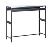 Table de Bar en Acier Inoxydable Accessoire Cuisine Extérieur Meuble de Rangemen