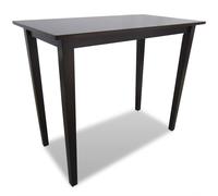 Table de Bar en Bois Blanc Table de Salle à Manger Table de Cuisine vidaXL