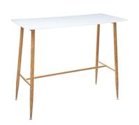 Atmosphera – Table à manger bar – Bois et blanc