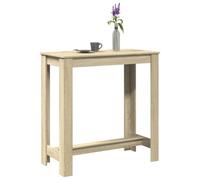 Table de bar en chêne Sonoma 102 x 50 x 103,5 cm, matériau dérivé du bois, idéale comme table de cuisine ou table à manger pour des conversations agréables à la maison