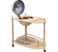 Table de bar Globus en bois d'eucalyptus Vert Autonome